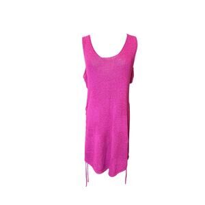 SNDYS Hot Pink Knit Mini Dress - Perfect Summer Look!